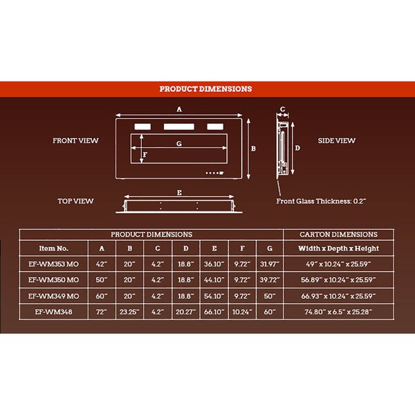 Smart Premium Electric Fireplace